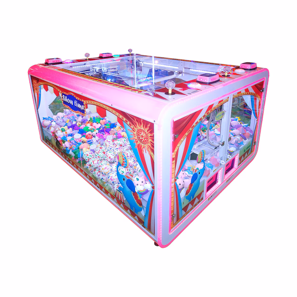 Coastal Amusements Showtime Four Player Crane Arcade Game - Image 3