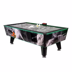 Great American Black Ice Power Air Hockey Table - Coin Operated - Electronic Score