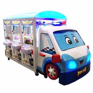 Coast to Coast Police Car Crane Claw Machine Arcade Game - 6 Player