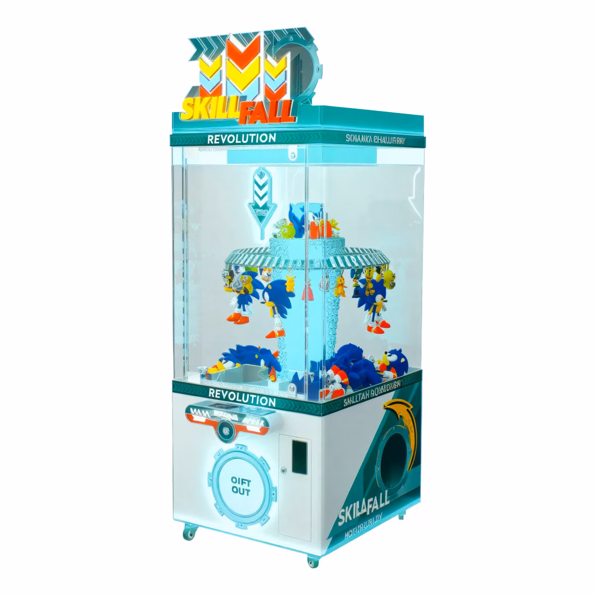 Sega Skill Fall Revolution Prize Vending Arcade Skill Game