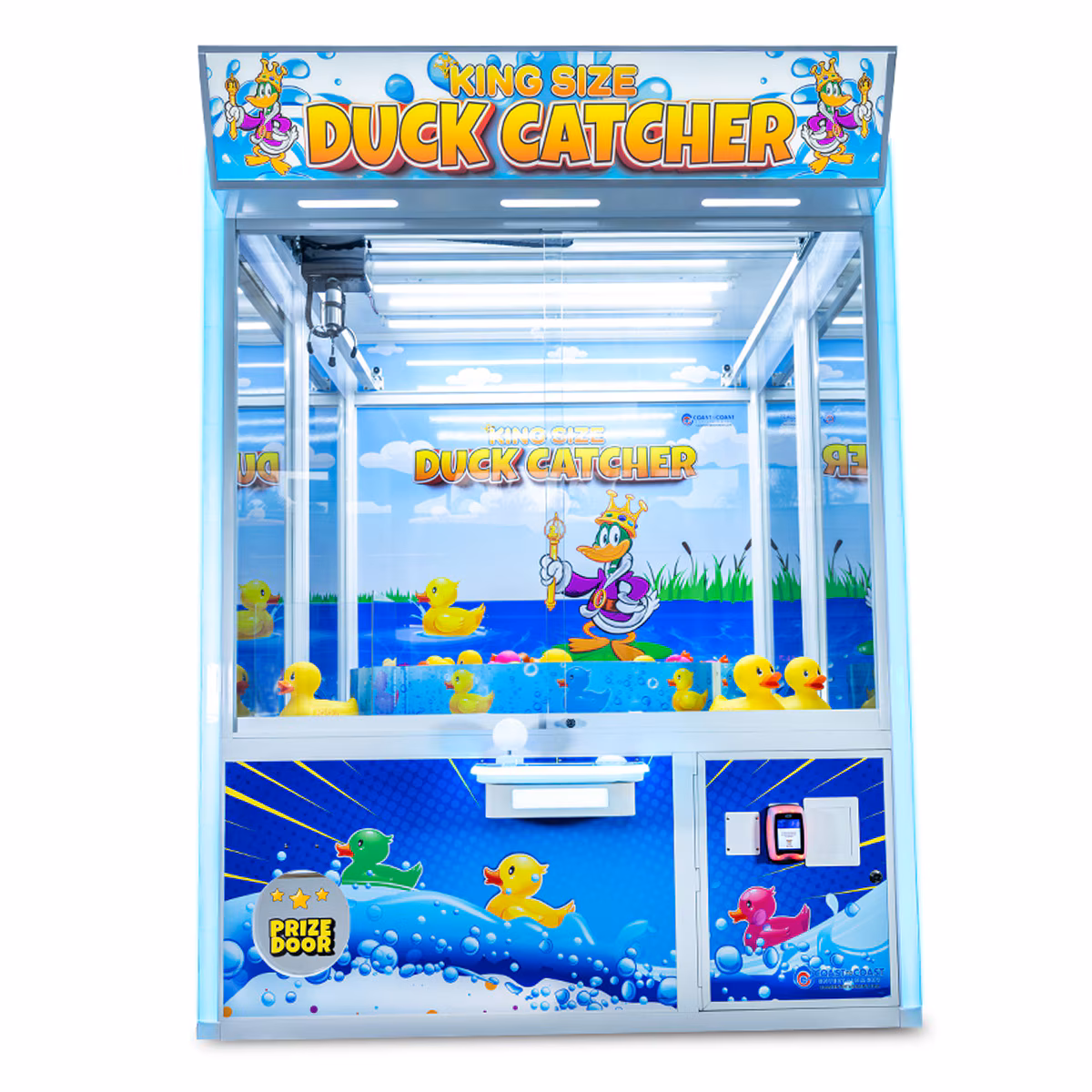 Coast to Coast King Size Duck Catcher Crane Claw Arcade Machine with 1200 FREE Ducks
