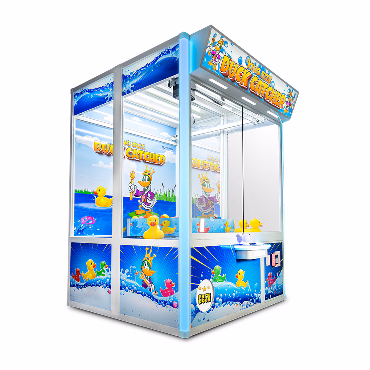 Coast to Coast King Size Duck Catcher Crane Claw Arcade Machine with 1200 FREE Ducks