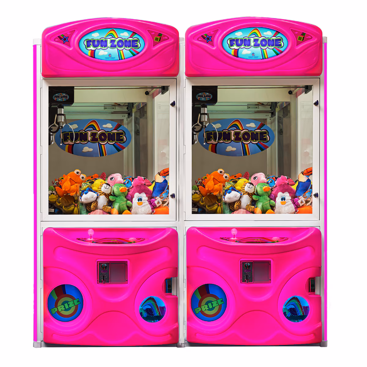 Coast to Coast Fun Zone 60" Crane Claw Machine Arcade Game - 2 Player