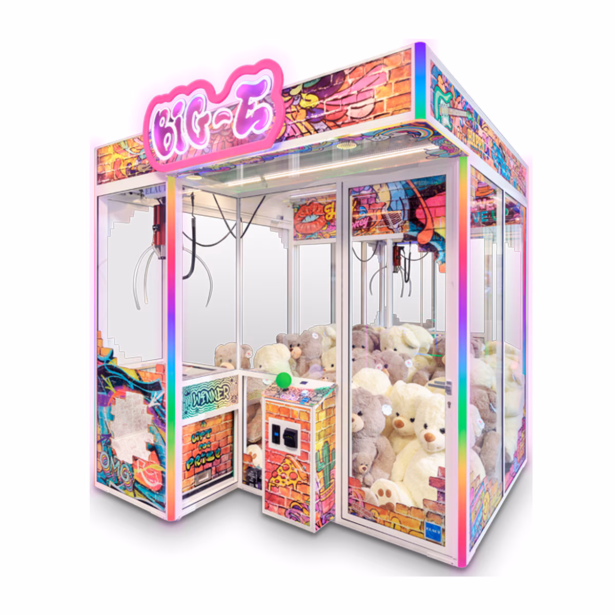 Elaut Big E Crane Claw Machine Arcade Game