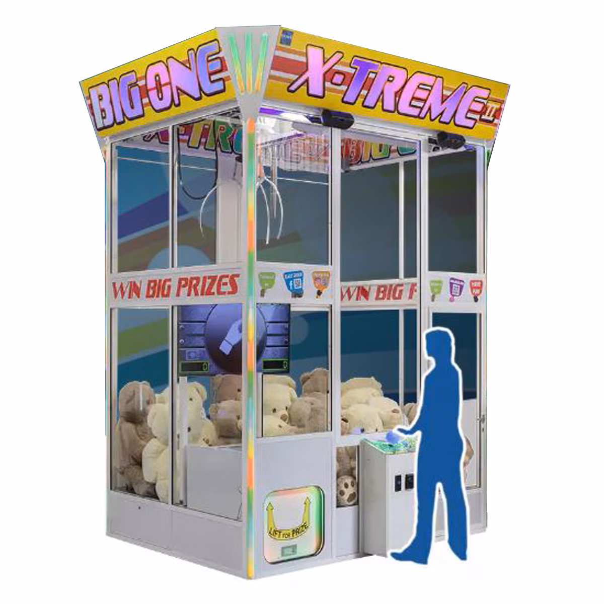 Elaut Big One X-treme II Crane Claw Machine Arcade Game