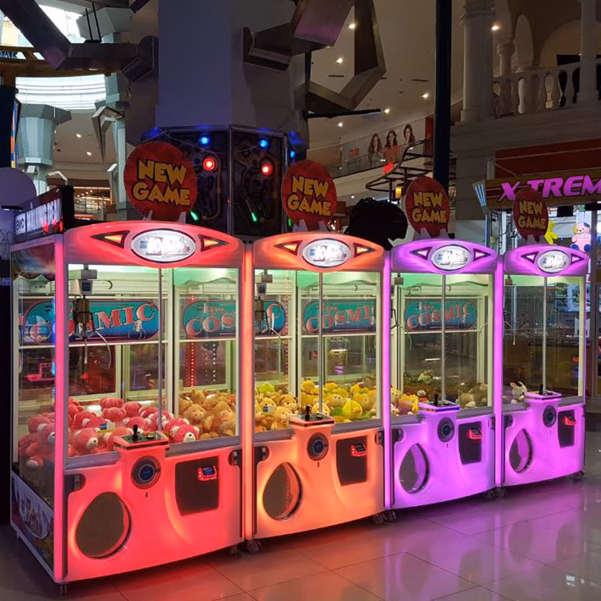 Elaut E-Claw Cosmic Crane Arcade Game Machine