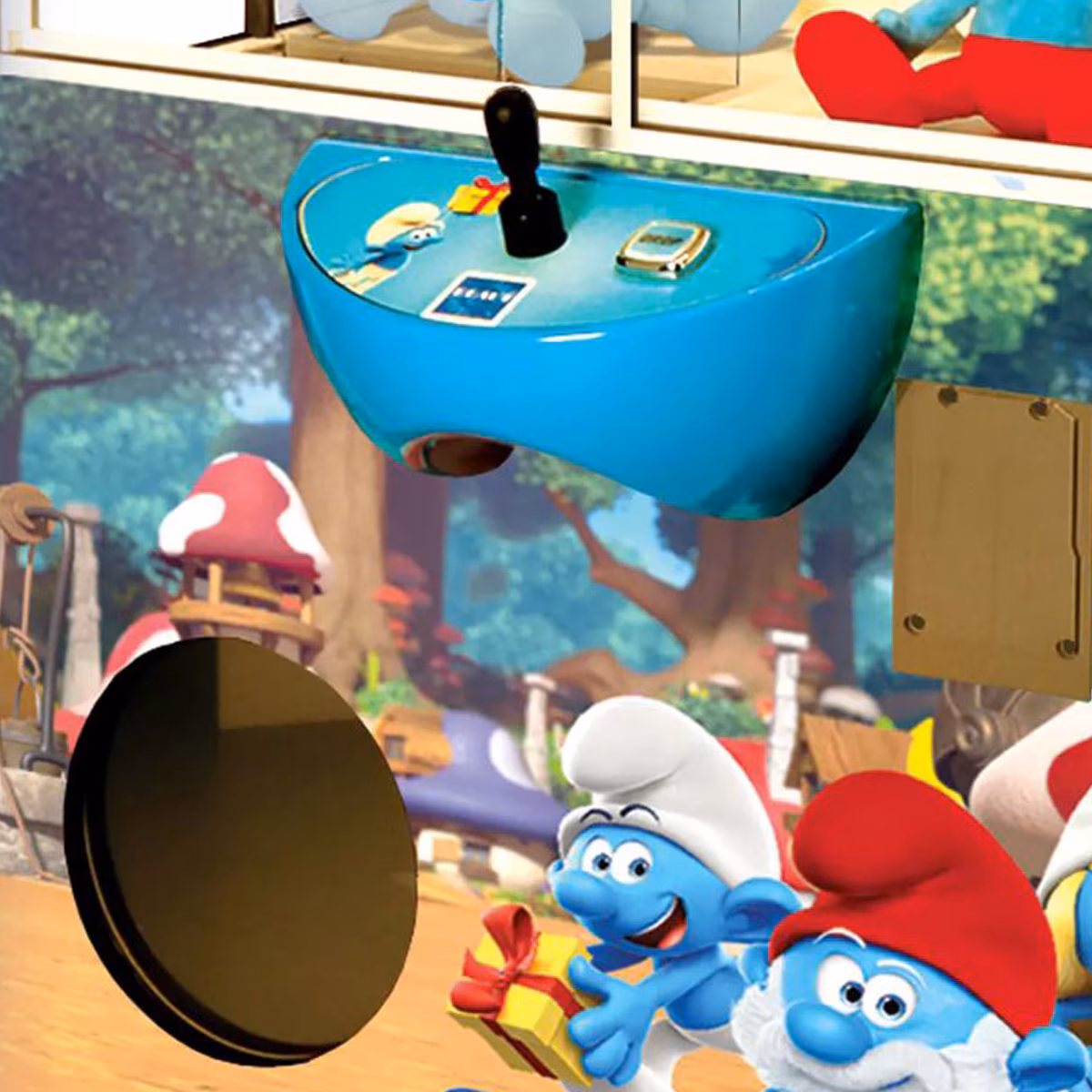 Elaut E-Claw The Smurfs Crane Arcade Game Machine