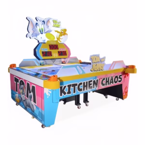 Bandai Namco Tom & Jerry's Kitchen Chaos Air Hockey Multi-Puck Table Game