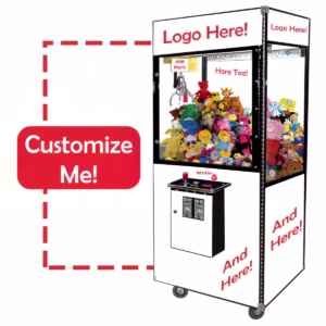 Game Room Guys Customizable Crane Claw Machine Arcade Game