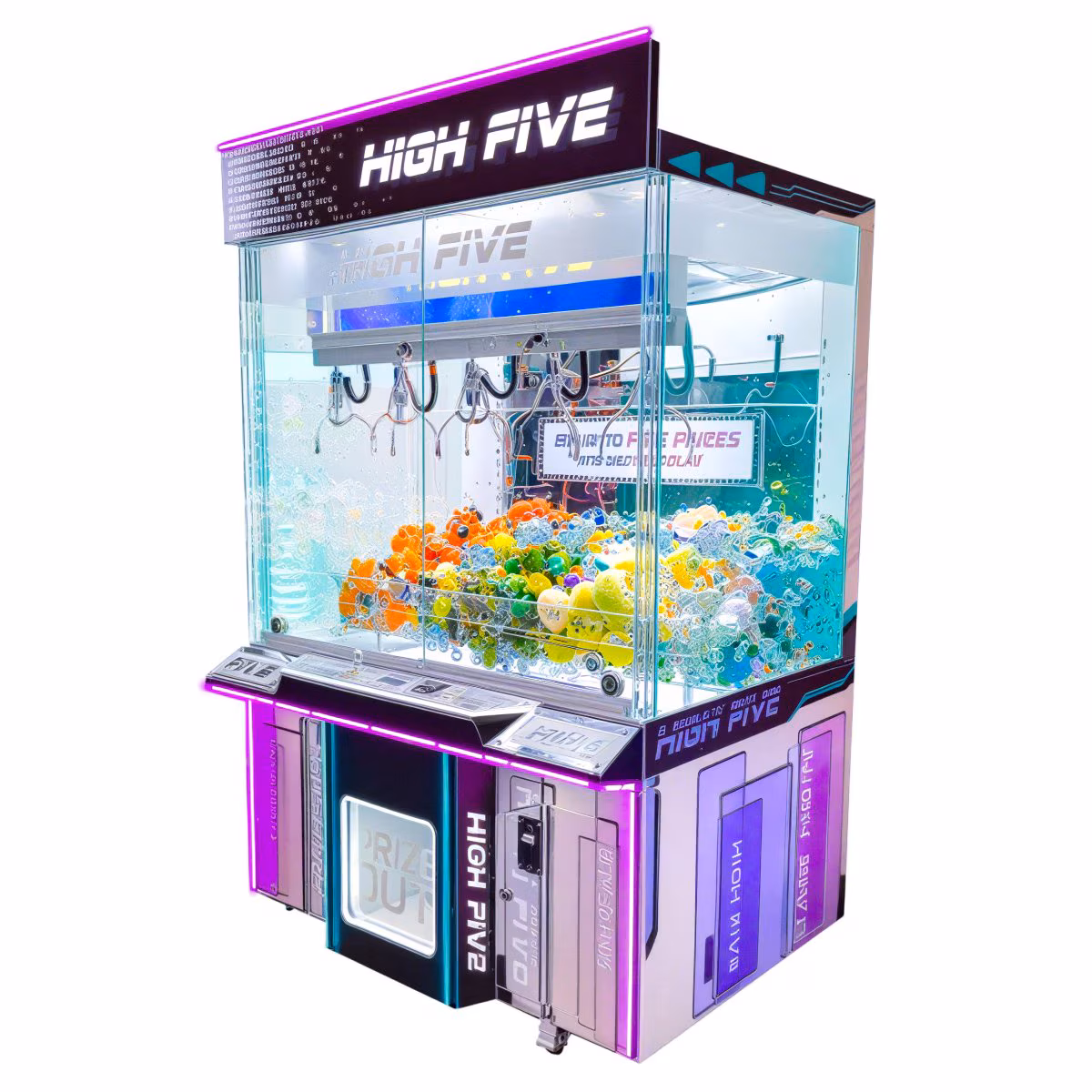 Sega High Five Toy Plush Crane Claw Machine