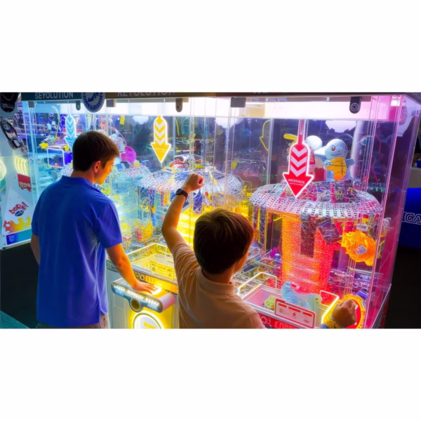 Sega Skill Fall Revolution Prize Vending Arcade Skill Game – 2 Player - Image 4