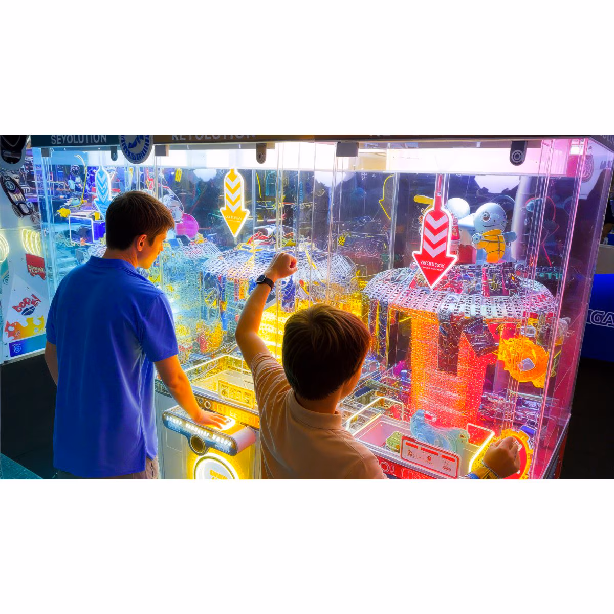 Sega Skill Fall Revolution Prize Vending Arcade Skill Game – 2 Player - Image 4