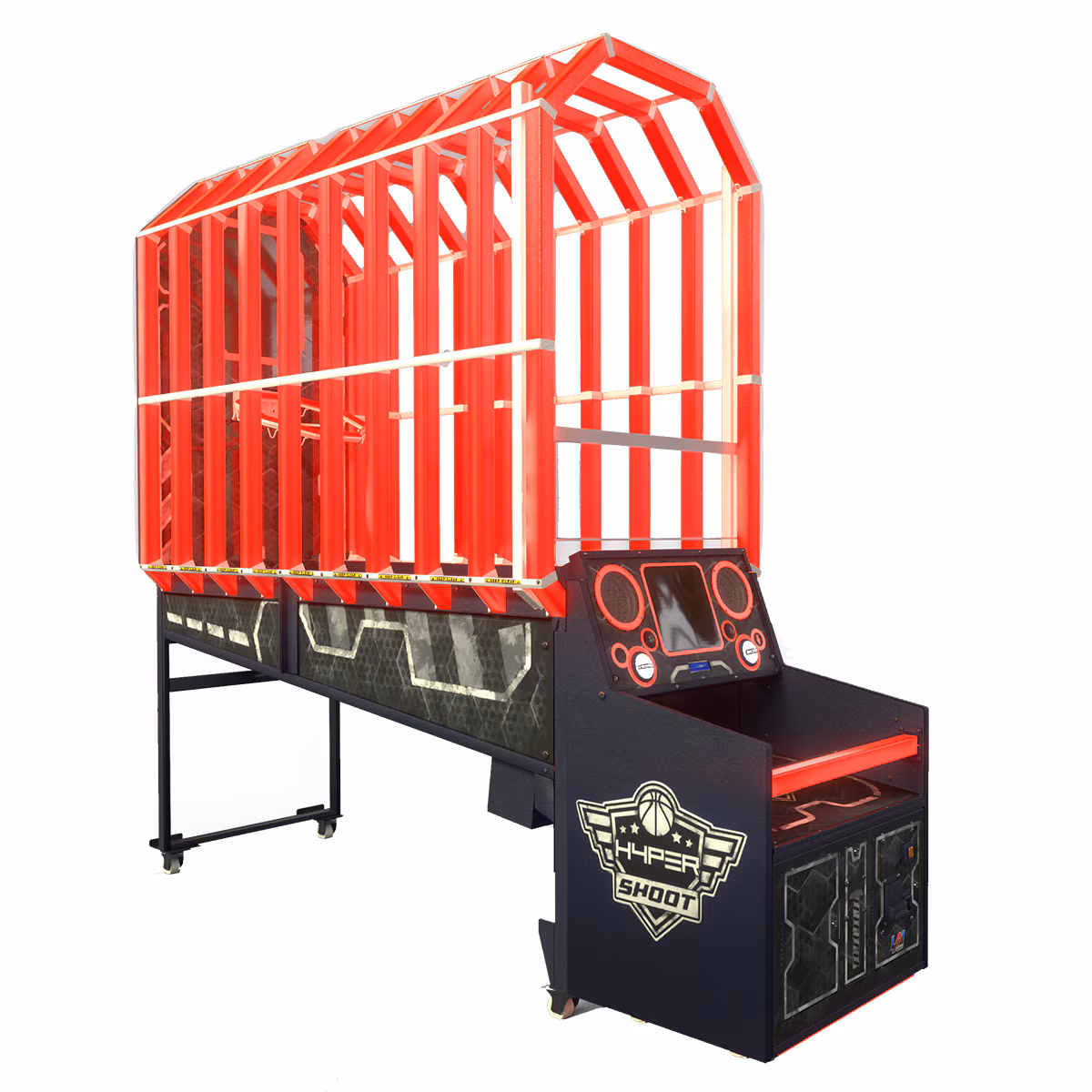 LAI Games HYPERshoot Basketball Shooting Ticket Redemption Arcade Game - 1 Player