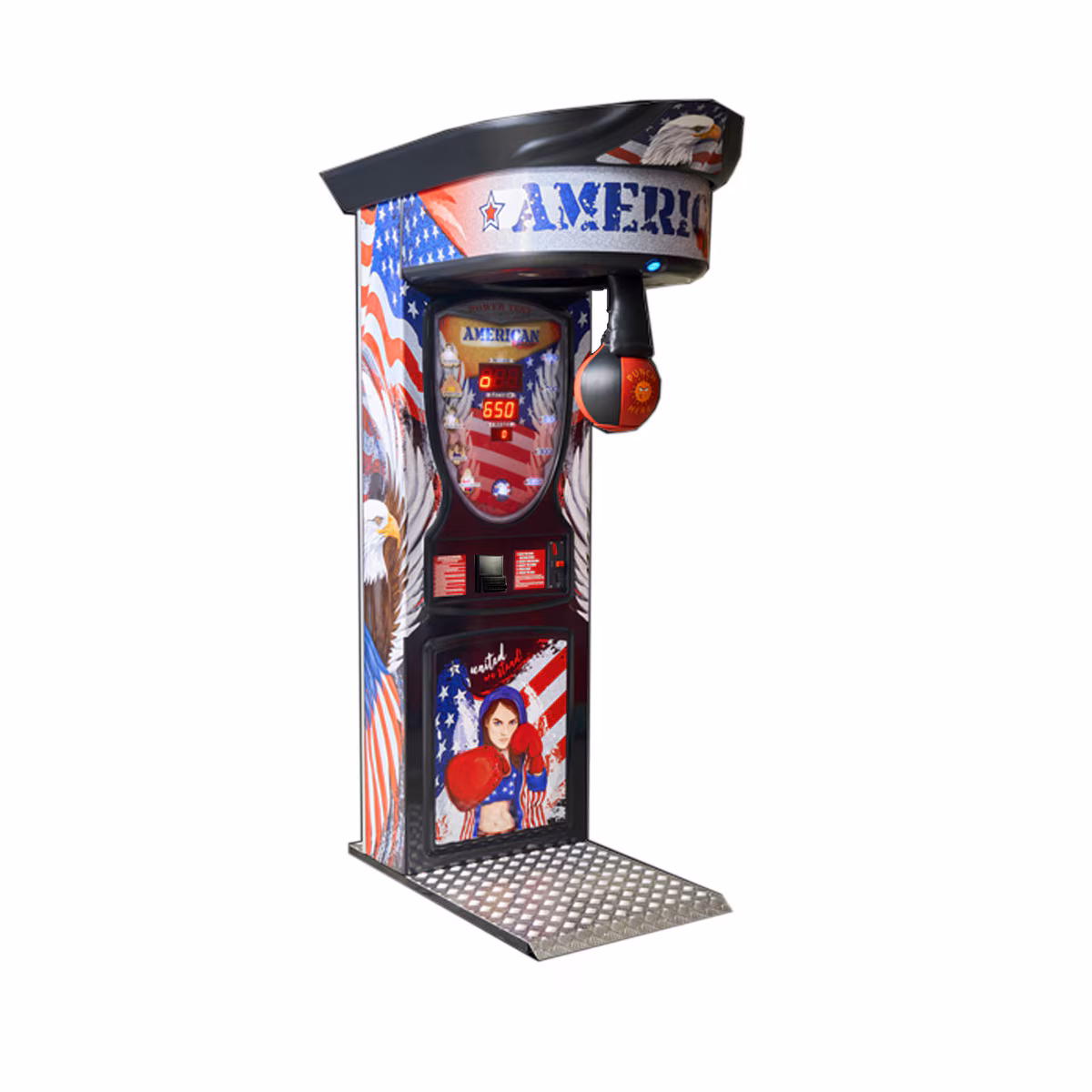 Kalkomat Boxer Boxing Machine Arcade Game - American Graphics
