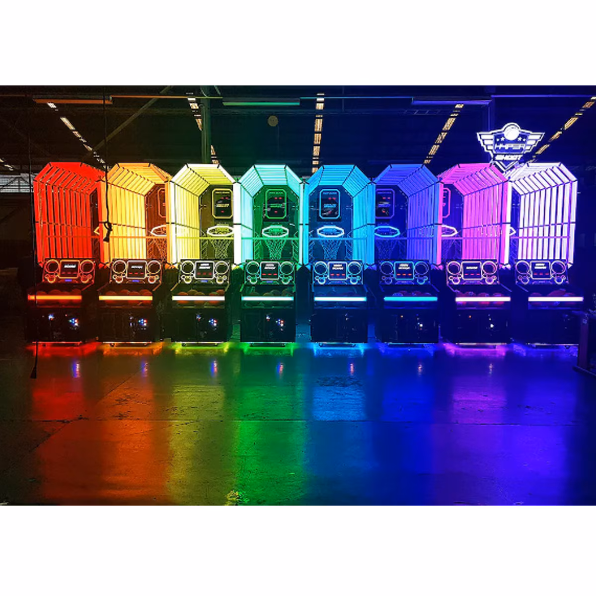 LAI Games HYPERshoot Basketball Shooting Ticket Redemption Arcade Game - 2 Player - Image 7