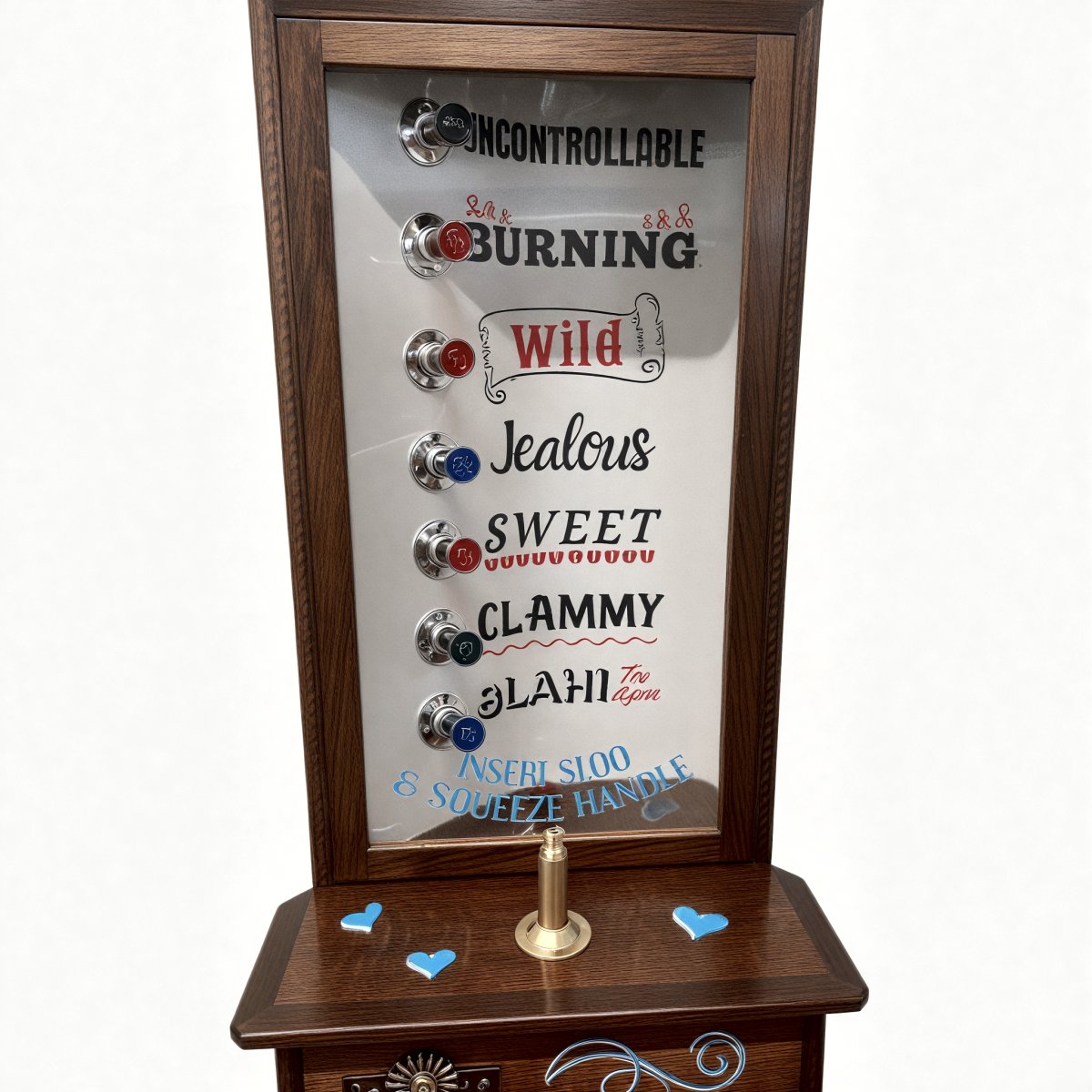 Love Tester Nostalgic Arcade Machine With LED Sign Topper - Image 4