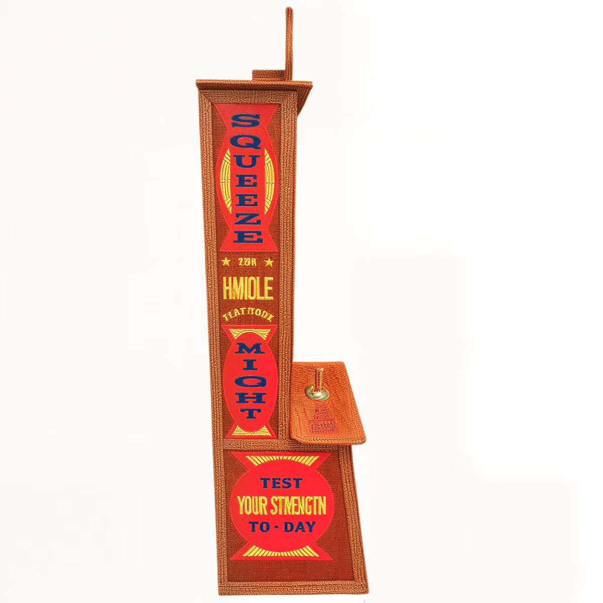 Nostalgic Strength Tester Arcade Machine With LED Sign Topper